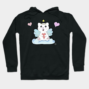 Guardian Angel Cat Hoodie